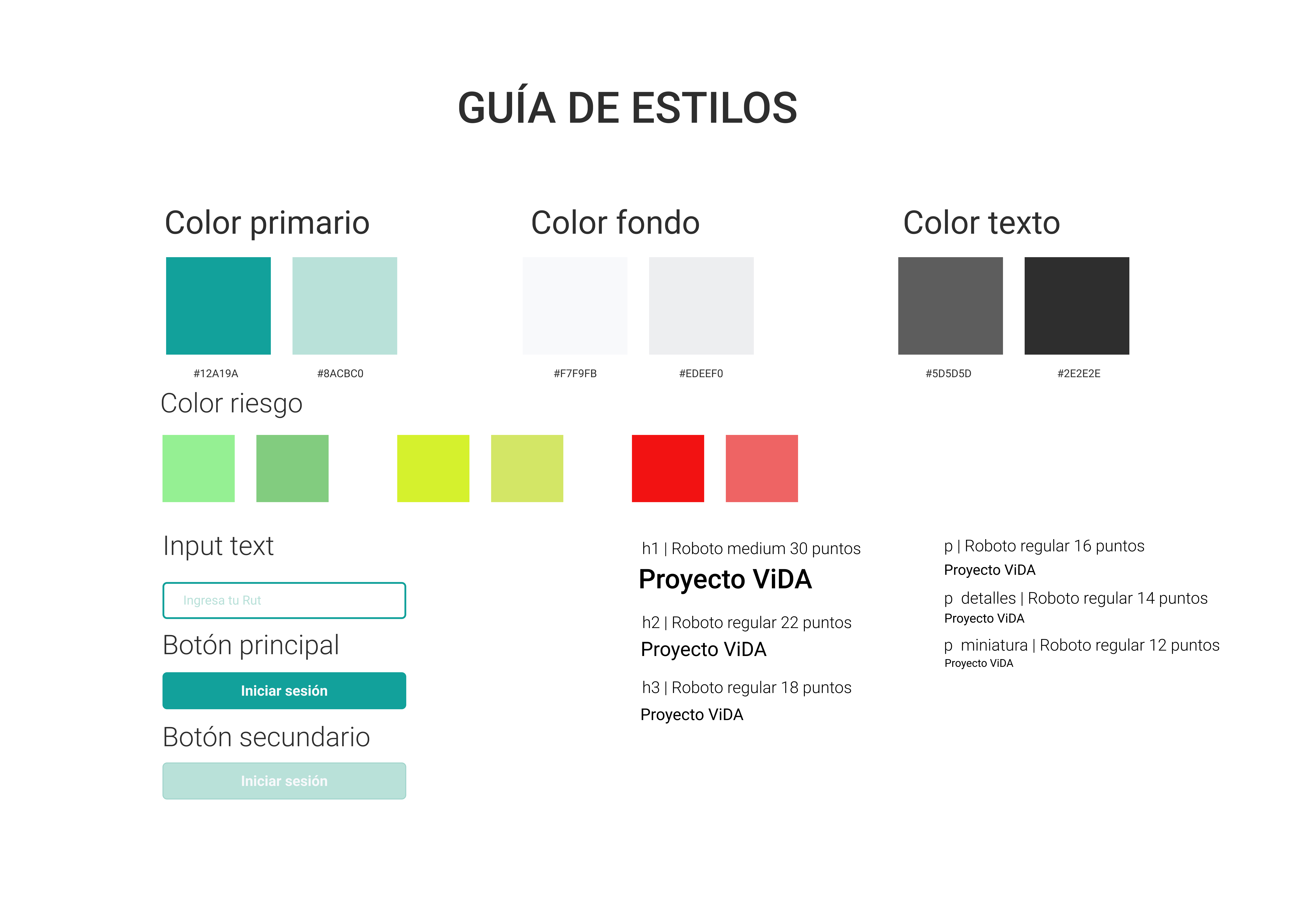 Guía de estilos